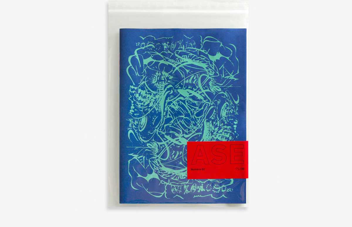 Éditions fanzine Asemic 2 Théo Guillard pépite